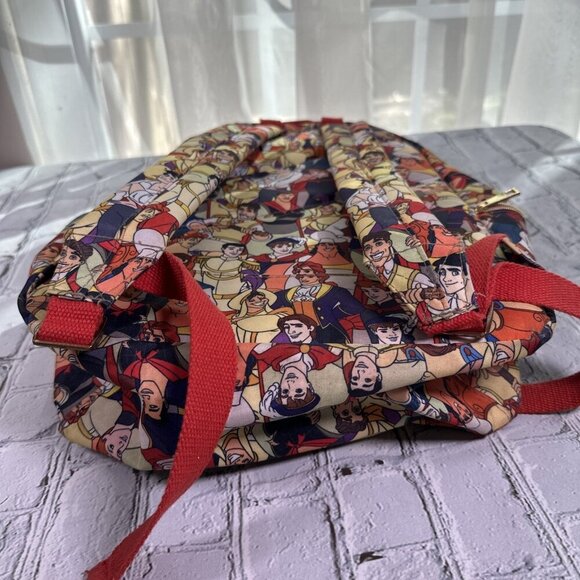 Disney Store Oh My Disney Hero Prince Backpack Bag Flynn Beast Eric Phillip - Picture 5 of 16